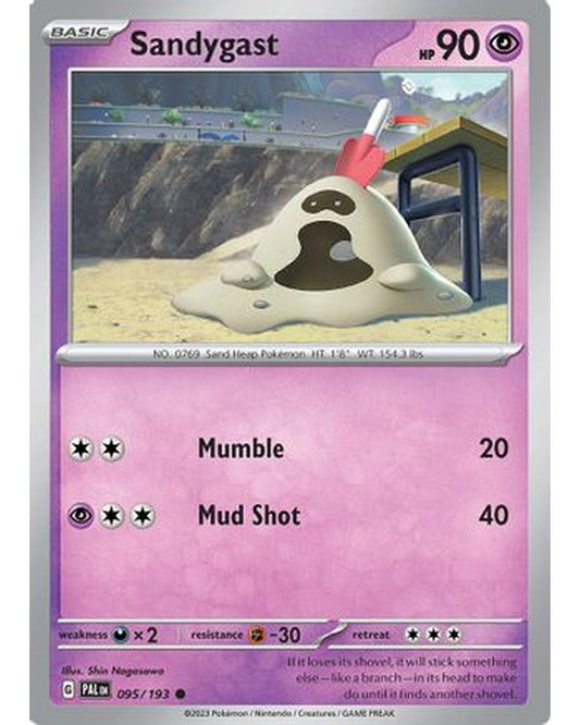 Sandygast 095/193  SV02 Paldea Evolved - Common