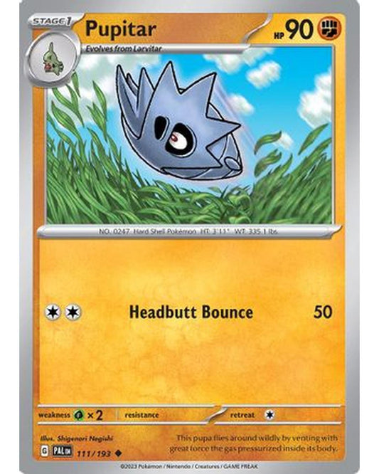 Pupitar 111/193  SV02 Paldea Evolved - Uncommon
