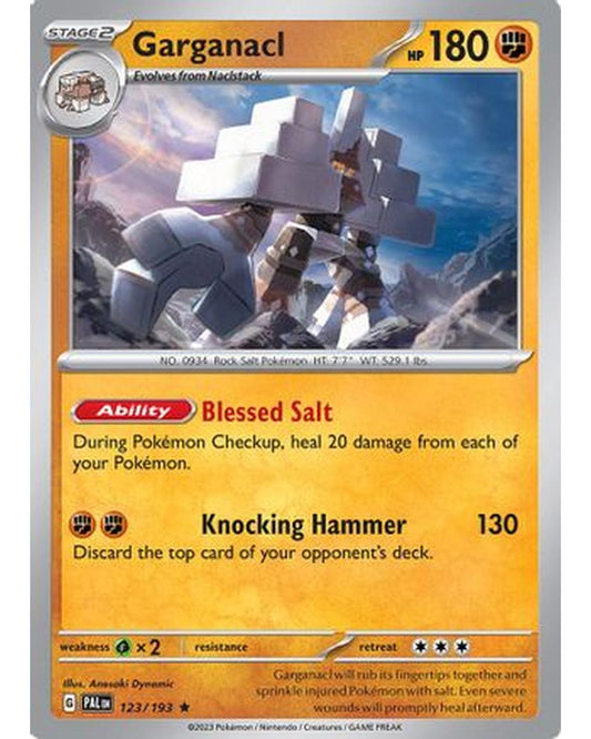 Garganacl 123/193  - Holofoil SV02 Paldea Evolved - Rare