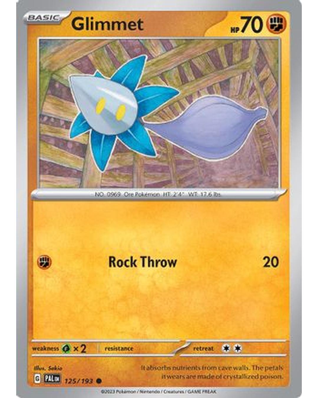 Glimmet 125/193  SV02 Paldea Evolved - Common