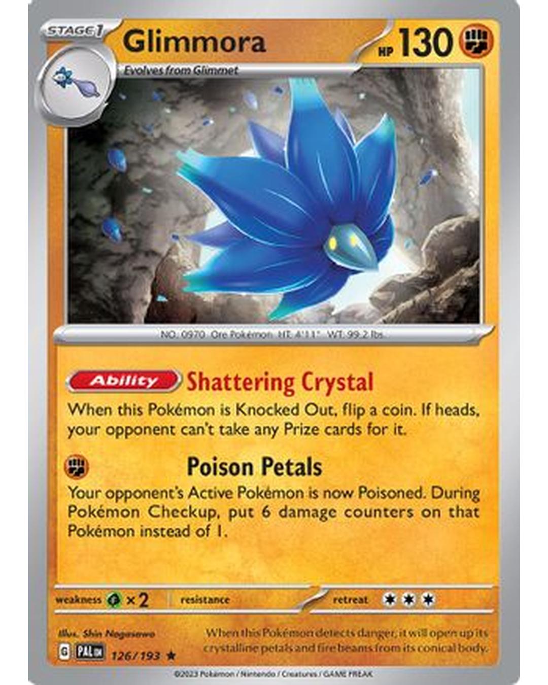 Glimmora 126/193  - Reverse Holofoil SV02 Paldea Evolved - Rare