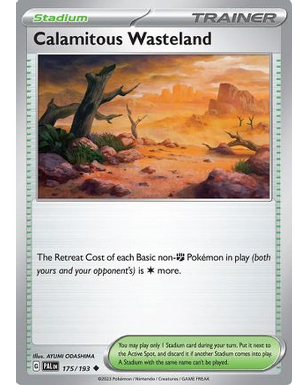Calamitous Wasteland 175/193  SV02 Paldea Evolved - Uncommon