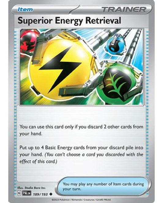 Superior Energy Retrieval 189/193  SV02 Paldea Evolved - Uncommon
