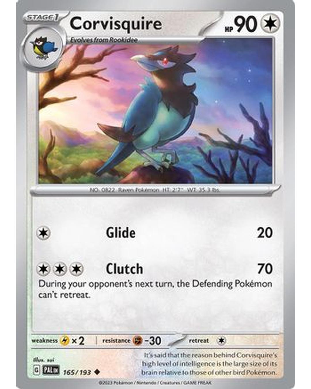 Corvisquire 165/193  SV02 Paldea Evolved - Uncommon