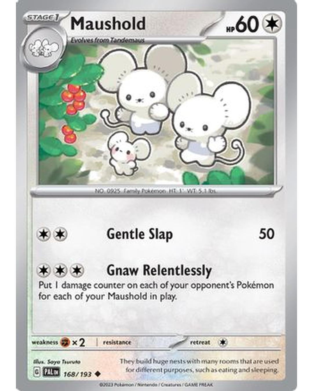 Maushold 168/193  SV02 Paldea Evolved - Uncommon