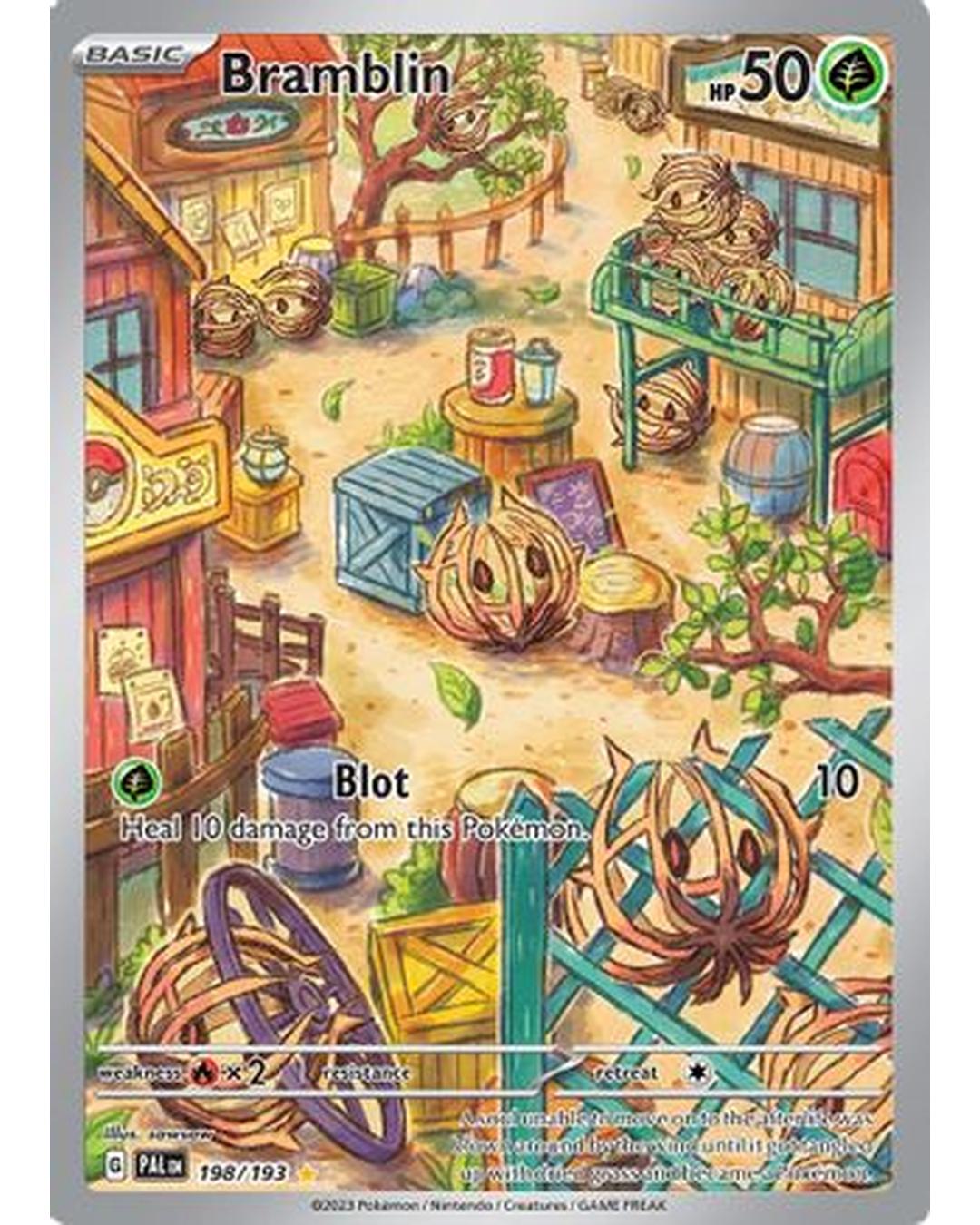 Bramblin 198/193  - Holofoil SV02 Paldea Evolved - Illustration Rare