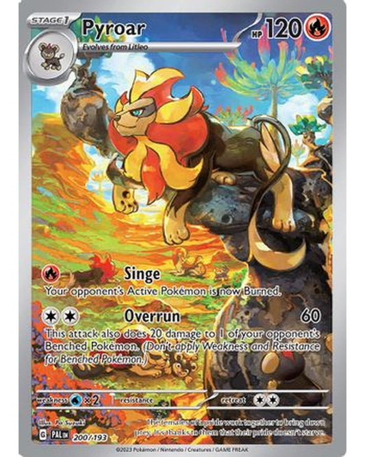 Pyroar 200/193  - Holofoil SV02 Paldea Evolved - Illustration Rare