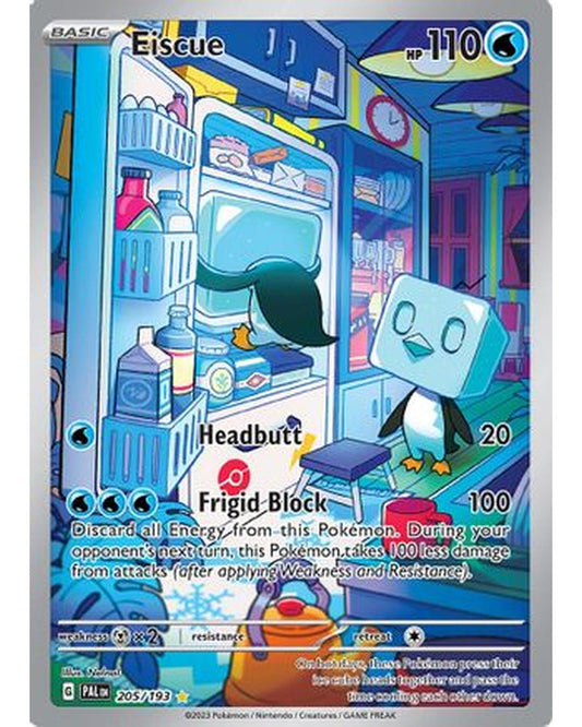 Eiscue 205/193  - Holofoil SV02 Paldea Evolved - Illustration Rare