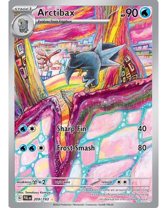 Arctibax 209/193  - Holofoil SV02 Paldea Evolved - Illustration Rare