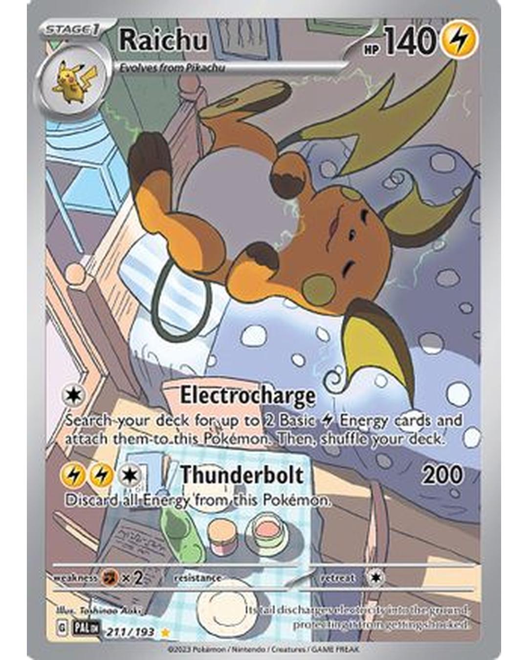 Raichu 211/193  - Holofoil SV02 Paldea Evolved - Illustration Rare