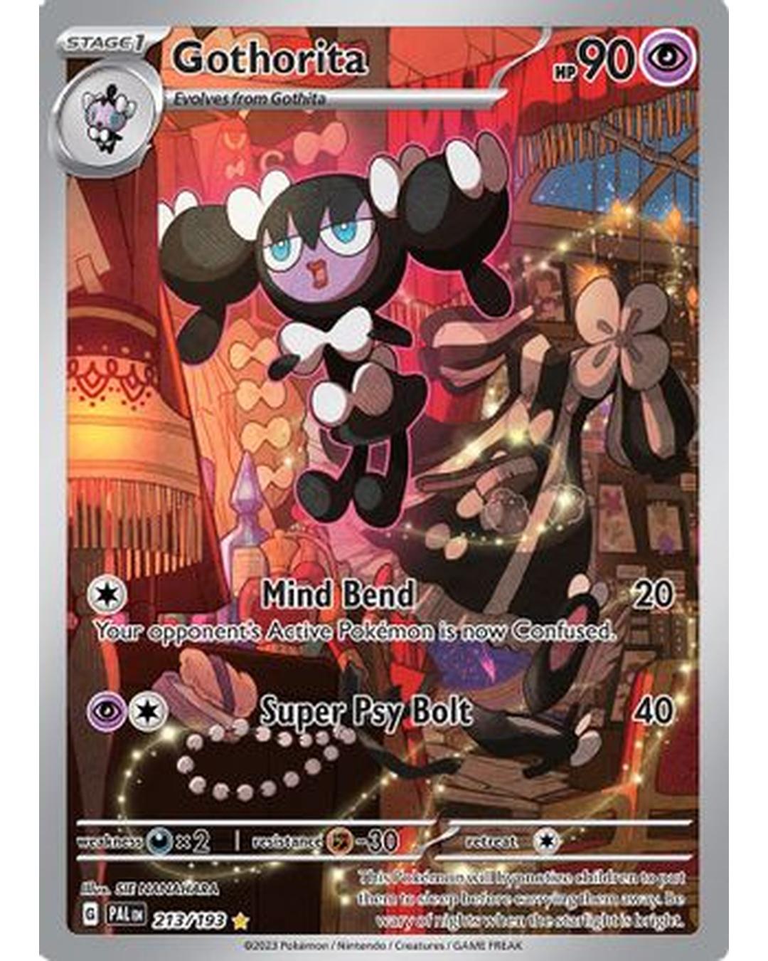 Gothorita 213/193  - Holofoil SV02 Paldea Evolved - Illustration Rare