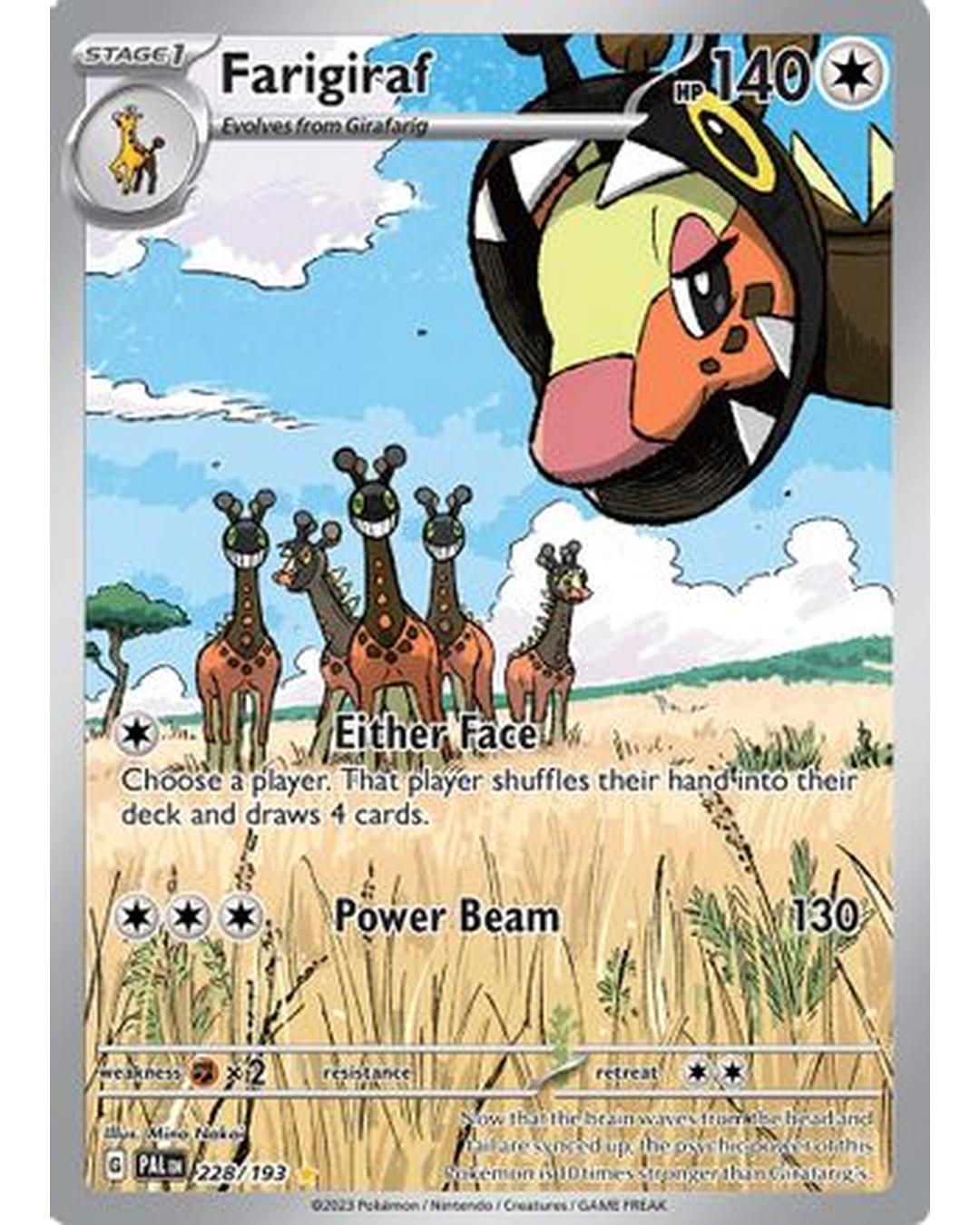 Farigiraf 228/193  - Holofoil SV02 Paldea Evolved - Illustration Rare