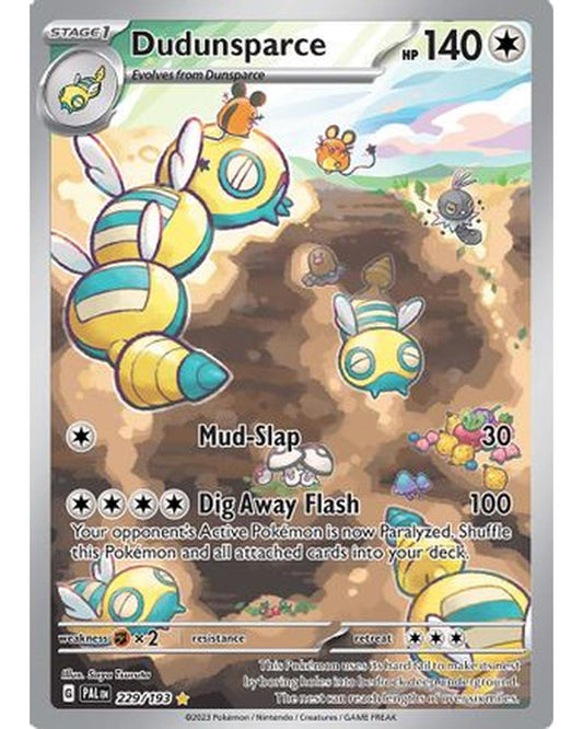 Dudunsparce 229/193  - Holofoil SV02 Paldea Evolved - Illustration Rare