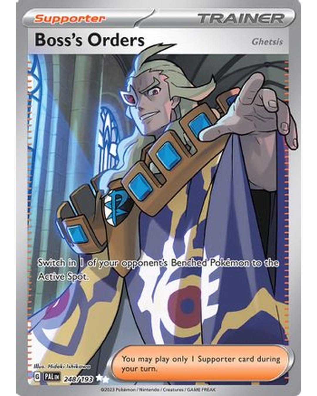 Boss's Orders 248/193  - Holofoil SV02 Paldea Evolved - Ultra Rare