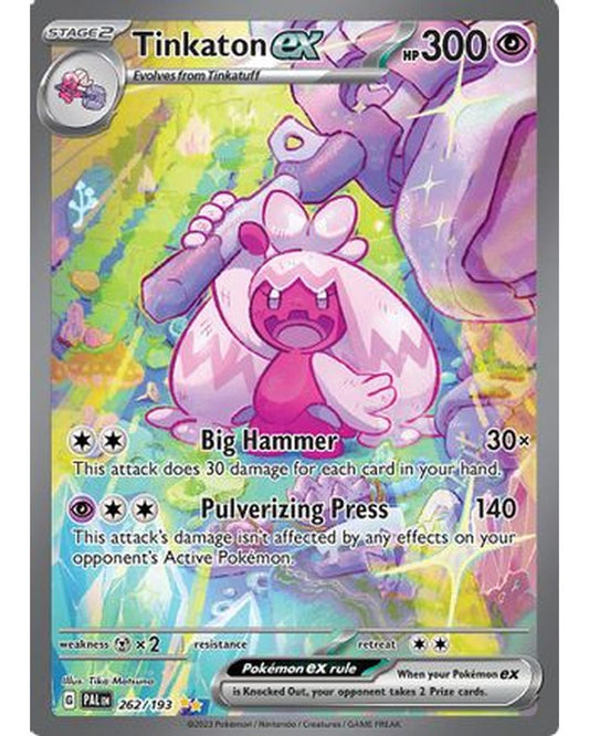 Tinkaton ex 262/193  - Holofoil SV02 Paldea Evolved - Special Illustration Rare