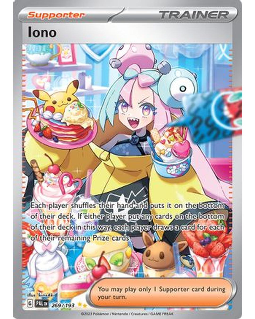 Iono 269/193  - Holofoil SV02 Paldea Evolved - Special Illustration Rare