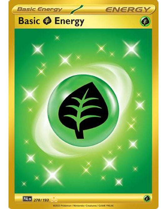 Basic Grass Energy 278/193  - Holofoil SV02 Paldea Evolved - Hyper Rare