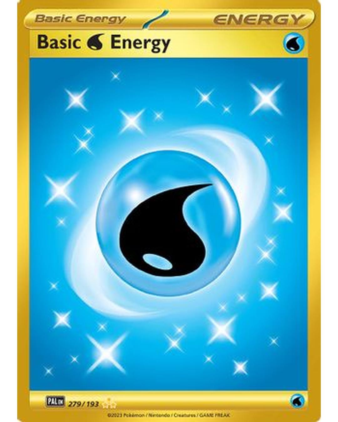 Basic Water Energy 279/193  - Holofoil SV02 Paldea Evolved - Hyper Rare