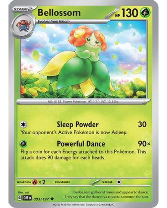Bellossom 003/197  SV03 Obsidian Flames - Uncommon