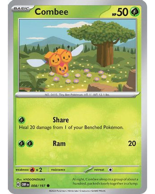 Combee 008/197  SV03 Obsidian Flames - Common