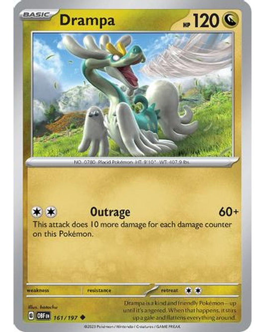 Drampa 161/197  SV03 Obsidian Flames - Uncommon