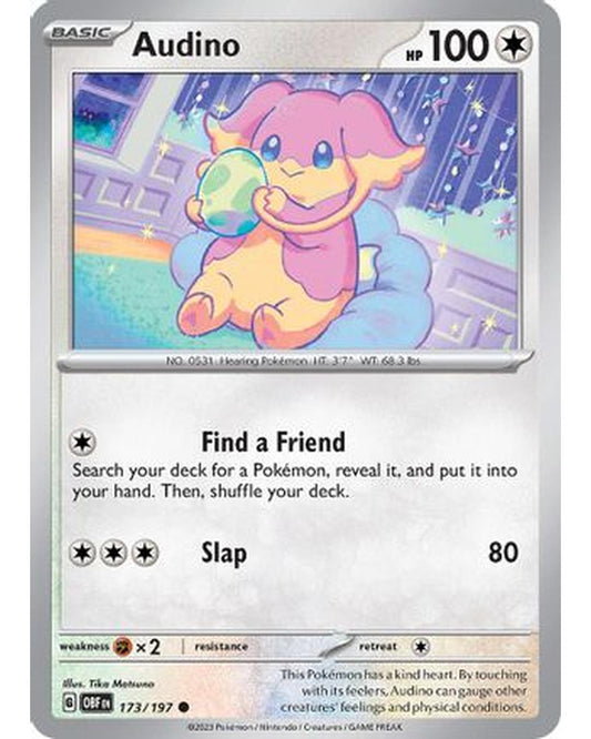 Audino 173/197  SV03 Obsidian Flames - Common