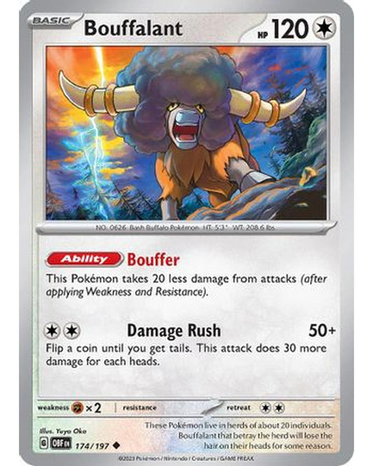 Bouffalant 174/197  SV03 Obsidian Flames - Uncommon