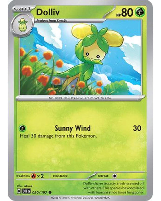 Dolliv 020/197  SV03 Obsidian Flames - Common