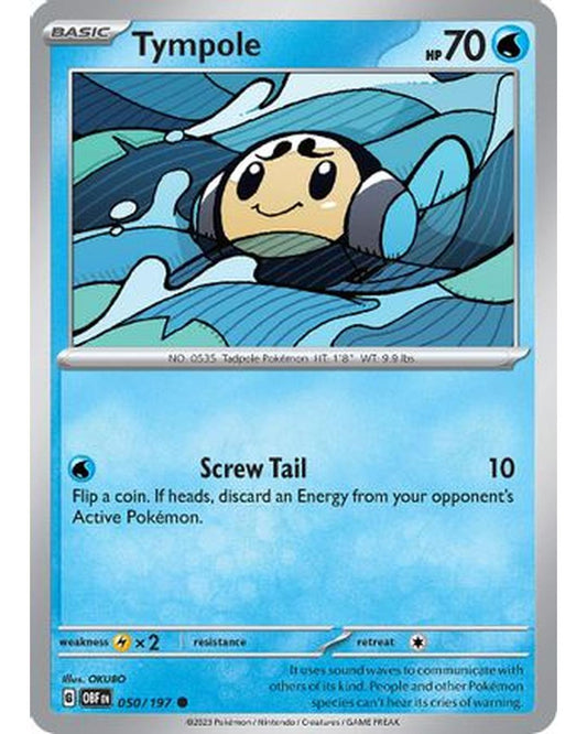 Tympole 050/197  - Reverse Holofoil SV03 Obsidian Flames - Common