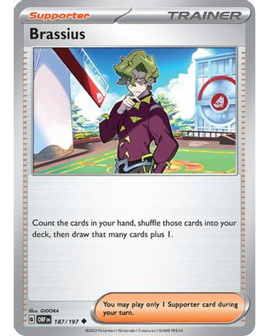 Brassius 187/197  SV03 Obsidian Flames - Uncommon