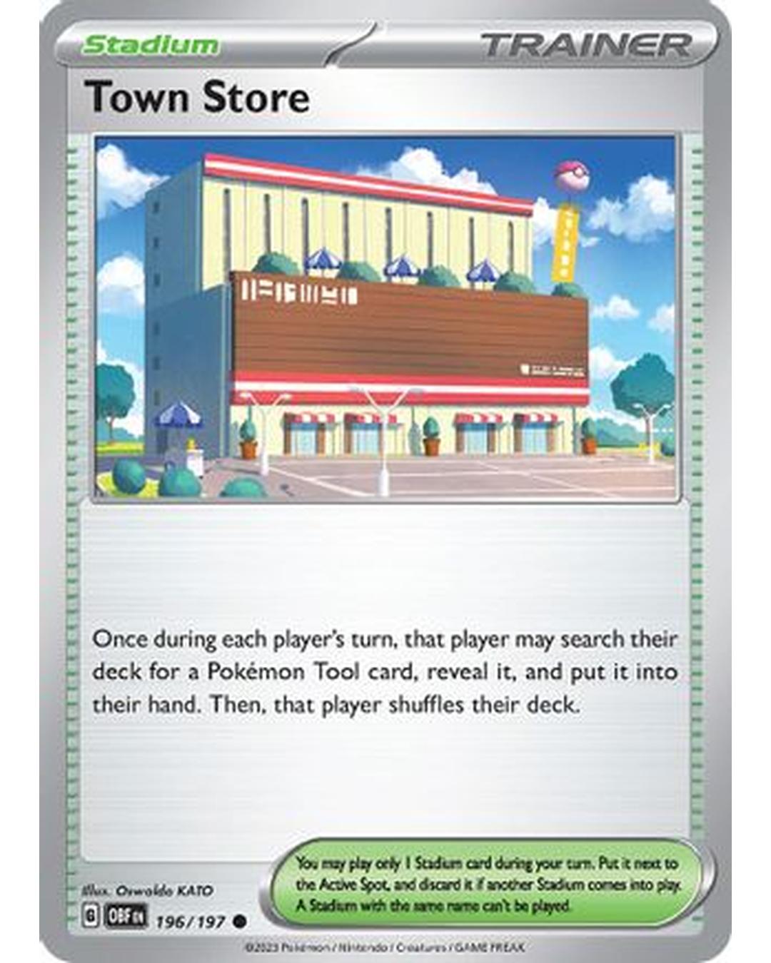 Town Store 196/197  SV03 Obsidian Flames - Common