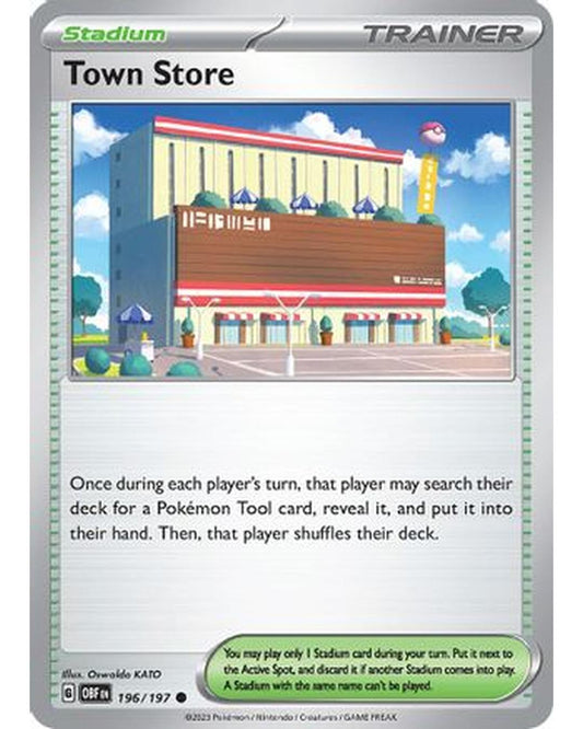 Town Store 196/197  SV03 Obsidian Flames - Common