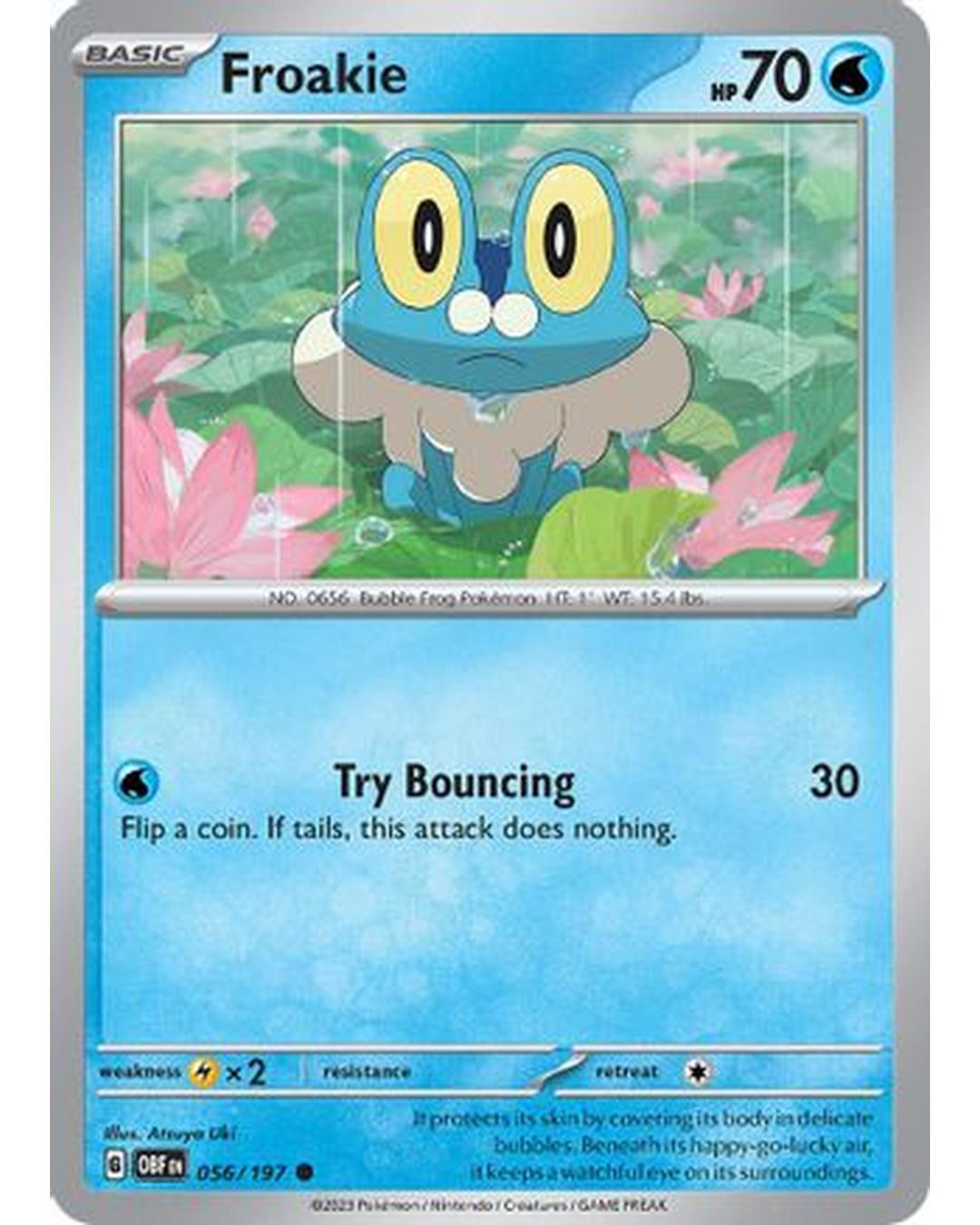 Froakie 056/197  SV03 Obsidian Flames - Common