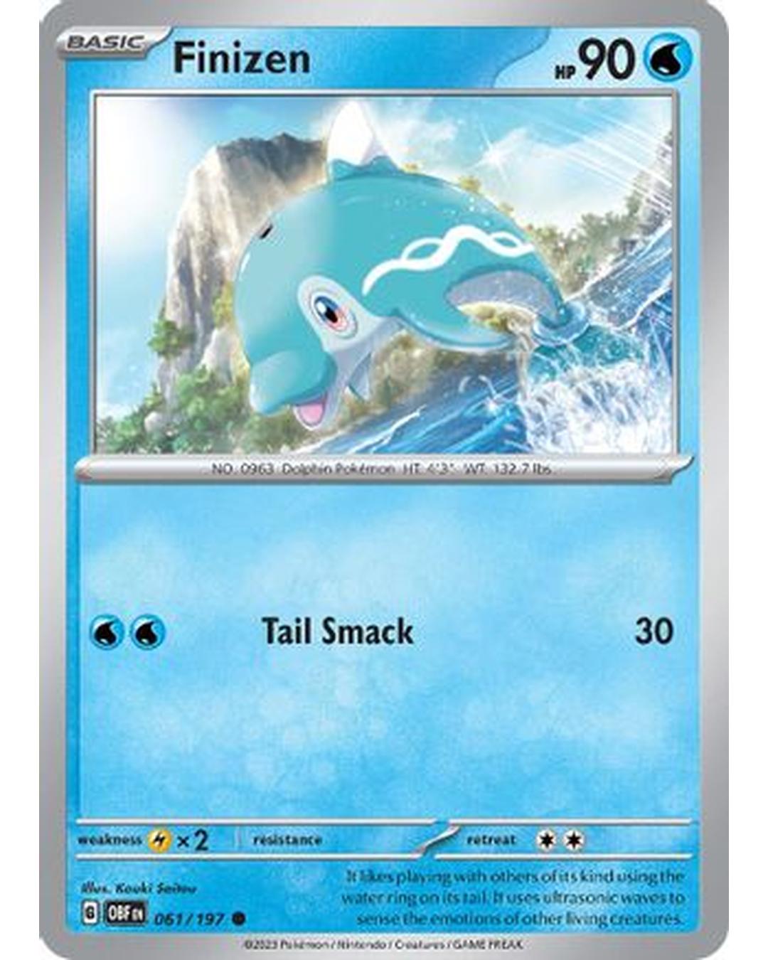 Finizen 061/197 061/197  - Reverse Holofoil SV03 Obsidian Flames - Common