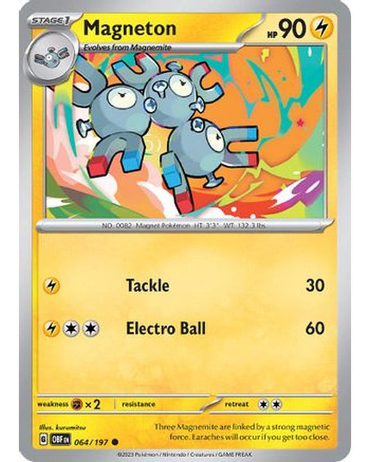 Magneton 064/197  SV03 Obsidian Flames - Common