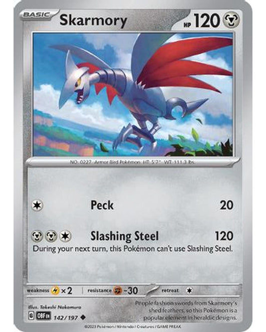 Skarmory 142/197  SV03 Obsidian Flames - Uncommon