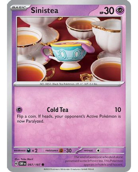 Sinistea 097/197  SV03 Obsidian Flames - Common