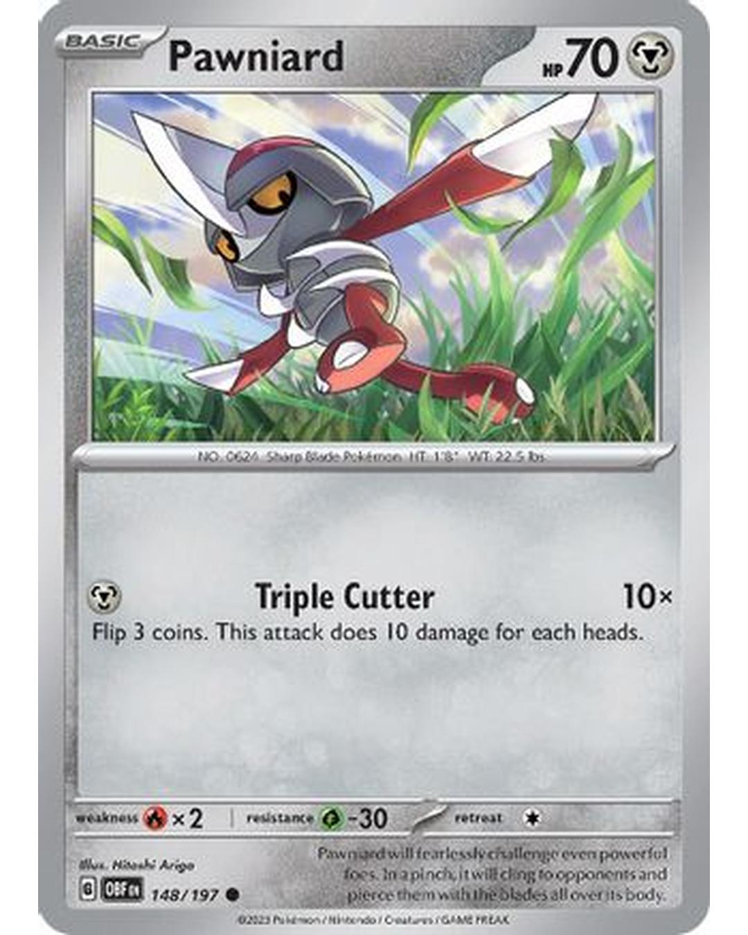 Pawniard 148/197  SV03 Obsidian Flames - Common