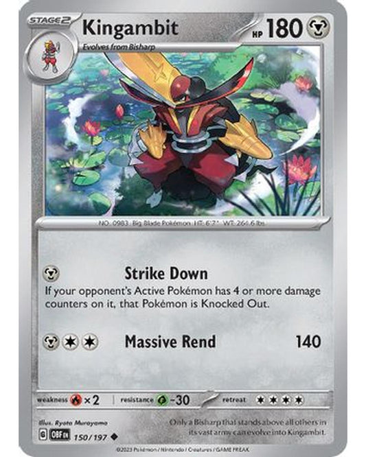 Kingambit 150/197  SV03 Obsidian Flames - Uncommon