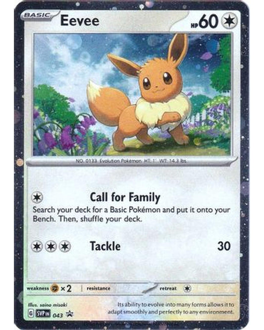 Eevee 043  - Holofoil SV Scarlet & Violet Promo Cards - Promo