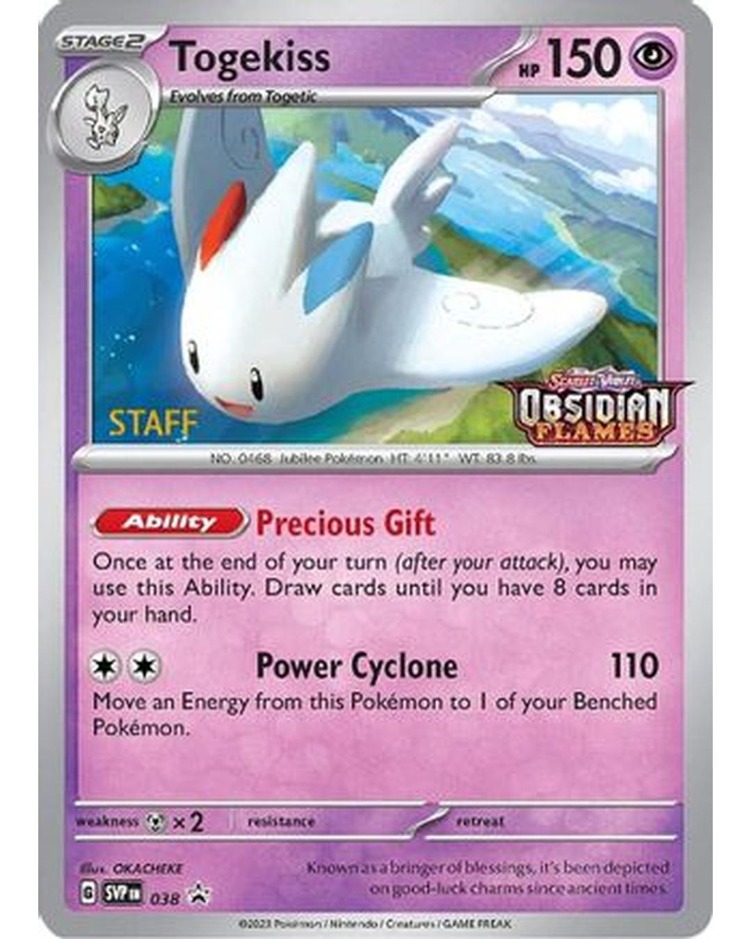 Togekiss 038  - Holofoil SV Scarlet & Violet Promo Cards - Promo