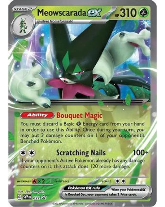 Meowscarada ex 033  - Holofoil SV Scarlet & Violet Promo Cards - Promo