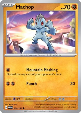 Machop 066/165  SV Scarlet & Violet 151 - Common