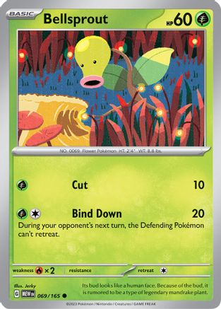 Bellsprout 069/165  SV Scarlet & Violet 151 - Common