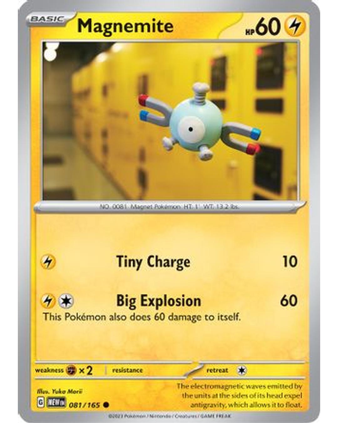 Magnemite 081/165  SV Scarlet & Violet 151 - Common