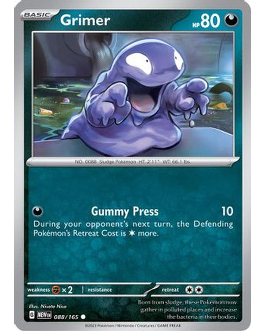 Grimer 088/165  SV Scarlet & Violet 151 - Common
