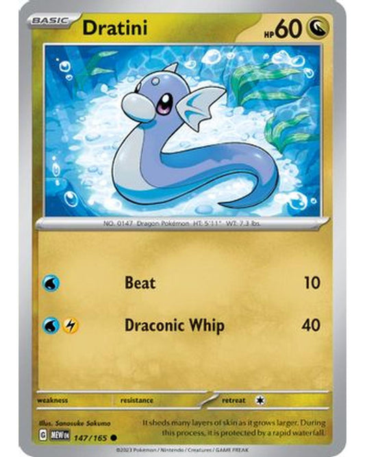 Dratini 147/165  SV Scarlet & Violet 151 - Common