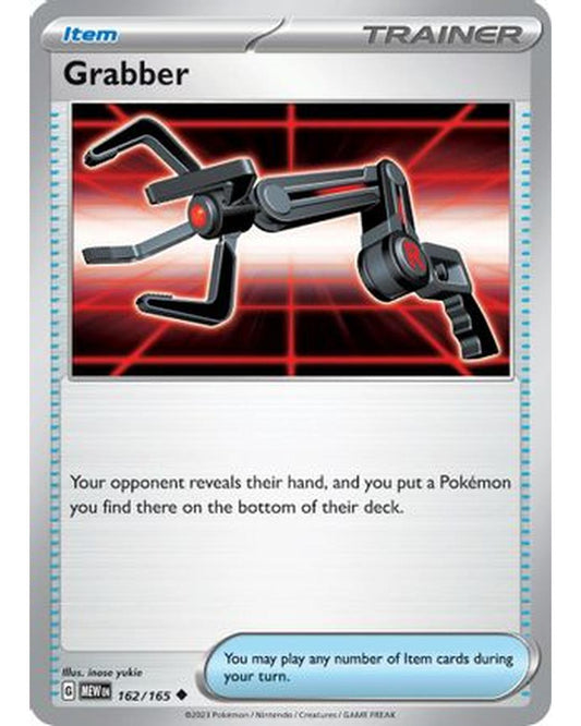 Grabber 162/165  - Reverse Holofoil SV Scarlet & Violet 151 - Uncommon