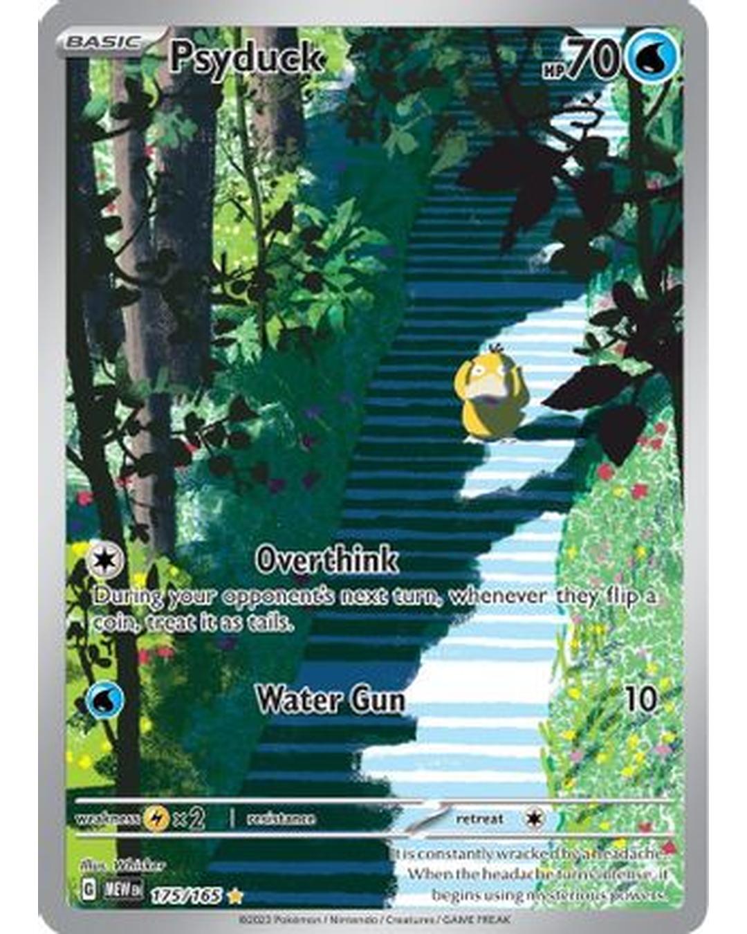 Psyduck 175/165  - Holofoil SV Scarlet & Violet 151 - Illustration Rare