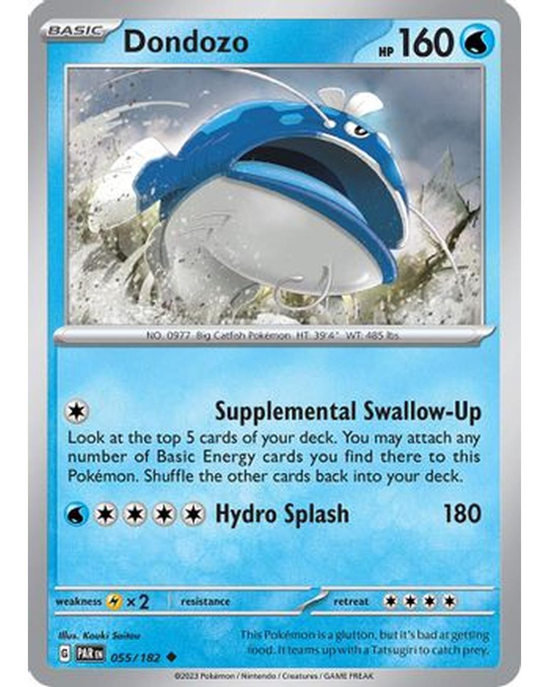 Dondozo 055/182  SV04 Paradox Rift - Uncommon